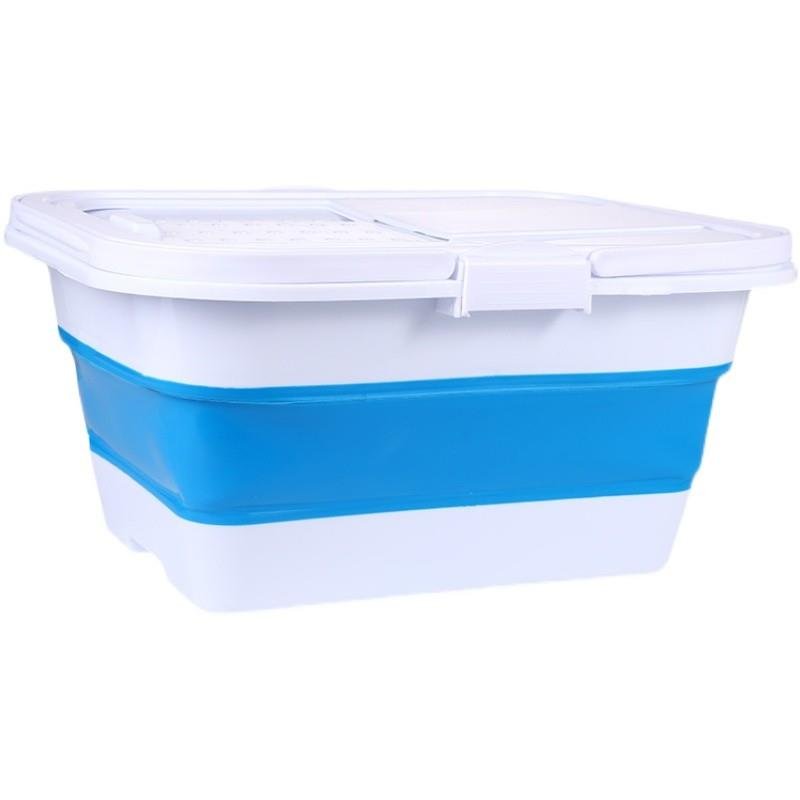 Twenty-five fishing drums can fold a tank of fish with a portable bucket of water and water with a multi-purpose fishing box and a live bucket